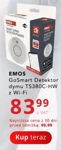Poczta Polska EMOS GoSmart Detektor dymu TS380C-HW oferta