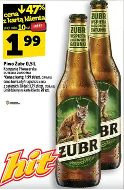 Topaz Express Piwo Żubr oferta