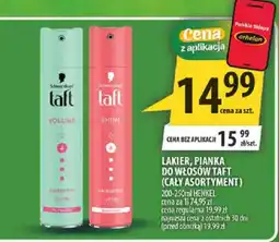 Arhelan Lakier, pianka do włosów Taft oferta