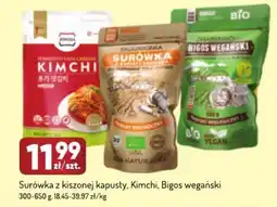 Avita Surówka z kiszonej kapusty, Kimchi, Bigos wegański oferta