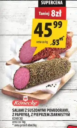 Arhelan Salami z suszonymi pomidorami, z papryką, z pieprzem ziarnistym Konecke oferta