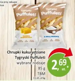 Passa Chrupki kukurydziane Tygryski Puffuleti oferta