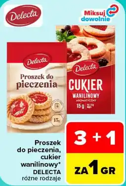 Carrefour Market Proszek do pieczenia, cukier wanilinowy* DELECTA oferta