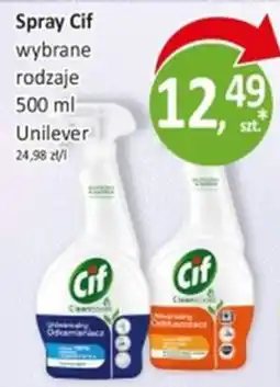 Passa Spray Cif wybrane rodzaje oferta