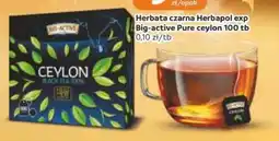 Gama Herbata czarna Big-active Pure ceylon oferta