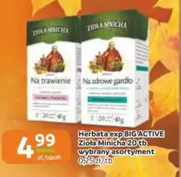 Gama Herbata exp BIG ACTIVE Ziola Minicha oferta