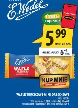 Arhelan Wafle Torcikowe Mini Orzechowe Wedel oferta