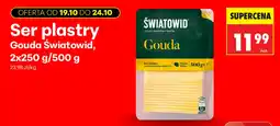 Biedronka Ser plastry Gouda Światowid oferta