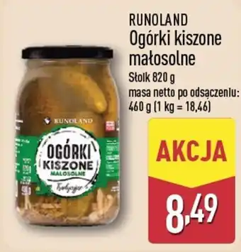 Ogórki kiszone małosolne Runoland