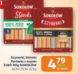 Gama Szynerki, Stówki Parówki z szynki SOKOŁÓW oferta