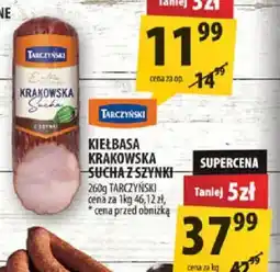 Arhelan Kiełbasa Krakowska Sucha z Szynki Tarczyński oferta