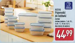 ALDI ROTHO Pojemniki do lodówki oferta
