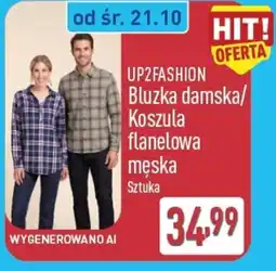 ALDI UP2FASHION Bluzka damska/Koszula flanelowa męska oferta