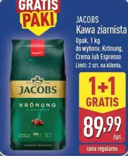 ALDI Kawa ziarnista Jacobs oferta