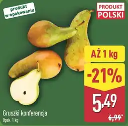 ALDI Gruszki konferencja oferta