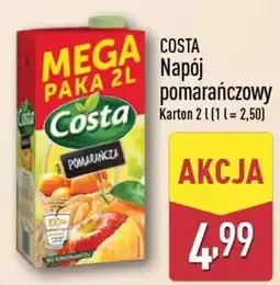 ALDI Napój pomarańczowy Costa oferta