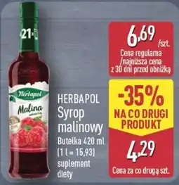ALDI Herbapol Syrop malinowy oferta