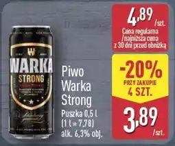 ALDI Piwo Warka Strong oferta