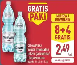 ALDI Cisowianka Woda mineralna lekko gazowana/niegazowana oferta