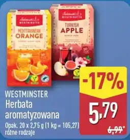 ALDI Herbata aromatyzowana Westminster oferta