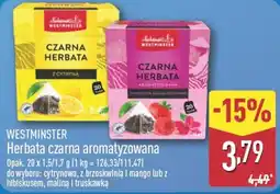ALDI Herbata czarna aromatyzowana Westminster oferta
