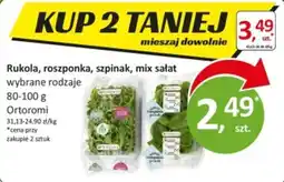 Passa Rukola, roszponka, szpinak, mix sałat wybrane rodzaje oferta