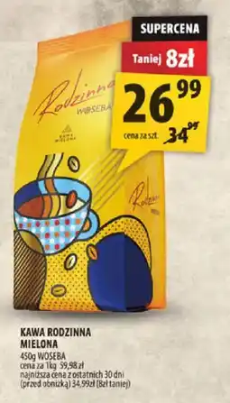 Arhelan Kawa Rodzinna Mielona WOŚEBA oferta