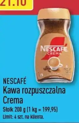 ALDI NESCAFÉ Kawa rozpuszczalna Crema oferta