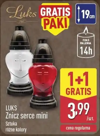 ALDI Luks Znicz serce mini oferta