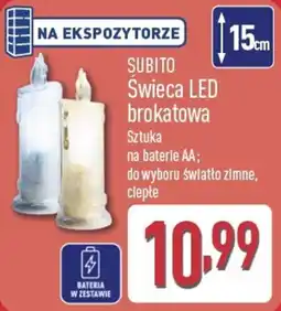 ALDI Świeca LED brokatowa oferta