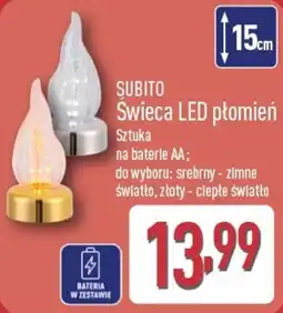 ALDI Świeca LED płomień oferta