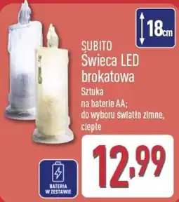 ALDI Świeca LED brokatowa oferta