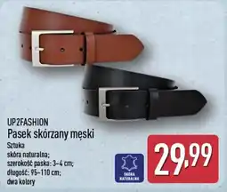 ALDI Pasek skórzany męski UP2FASHION oferta