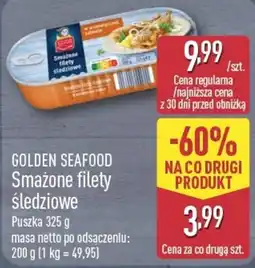 ALDI Golden Seafood Smażone filety śledziowe oferta