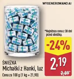 ALDI Śnieżka Michałki z Hanki, luz oferta
