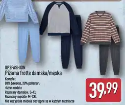 ALDI Up2fashion piżama frotte damska/męska oferta