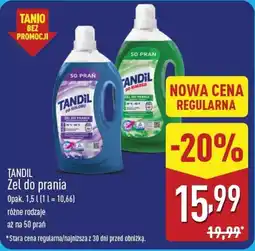ALDI TANDIL Żel do prania oferta