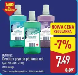 ALDI Dentitex płyn do płukania ust oferta