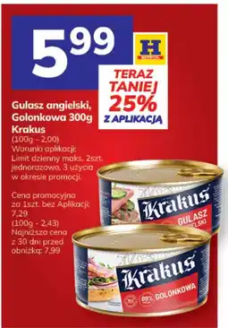 Hitpol Gulasz angielski Golonkowa Krakus oferta