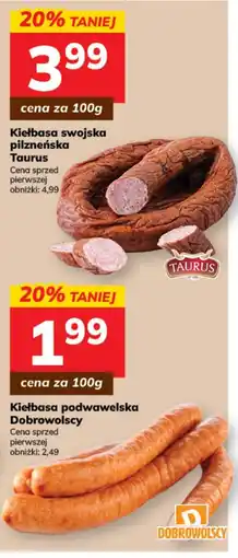 Hitpol Kiełbasa swojska pilzneńska Taurus oferta