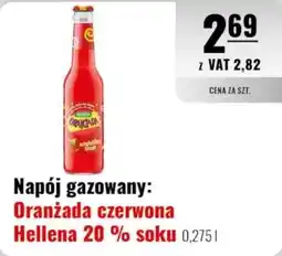 Eurocash Oranżada czerwona Hellena 20 % soku oferta