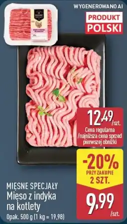 ALDI Mięso z indyka na kotlety oferta