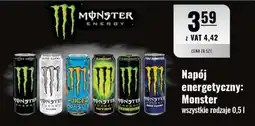 Eurocash Napój energetyczny: Monster oferta