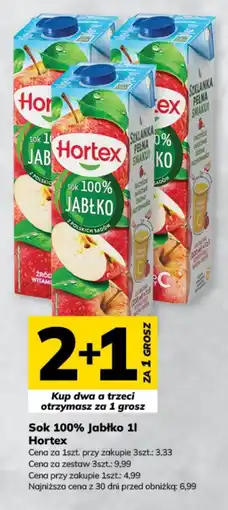 Hitpol Sok 100% Jabłko Hortex oferta