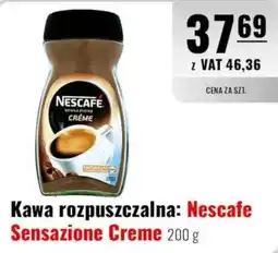 Eurocash Kawa rozpuszczalna: Nescafe Sensazione Creme oferta