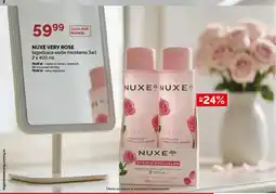 Ziko Dermo Łagodząca woda micelarna 3w1 Nuxe Very Rose 2-pak oferta