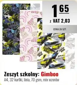 Eurocash Zeszyt szkolny: Gimboo oferta
