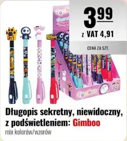 Eurocash Długopis sekretny, niewidoczny, z podświetleniem: Gimboo oferta