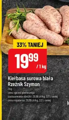 Polomarket Kiełbasa surowa biała Rzeźnik Szymon oferta