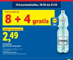 Lidl Woda mineralna niegazowana Cisowianka oferta